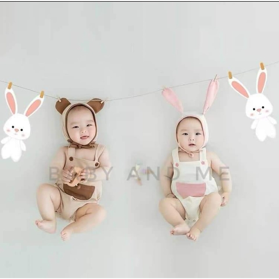 yếm kèm mũ thỏ cute