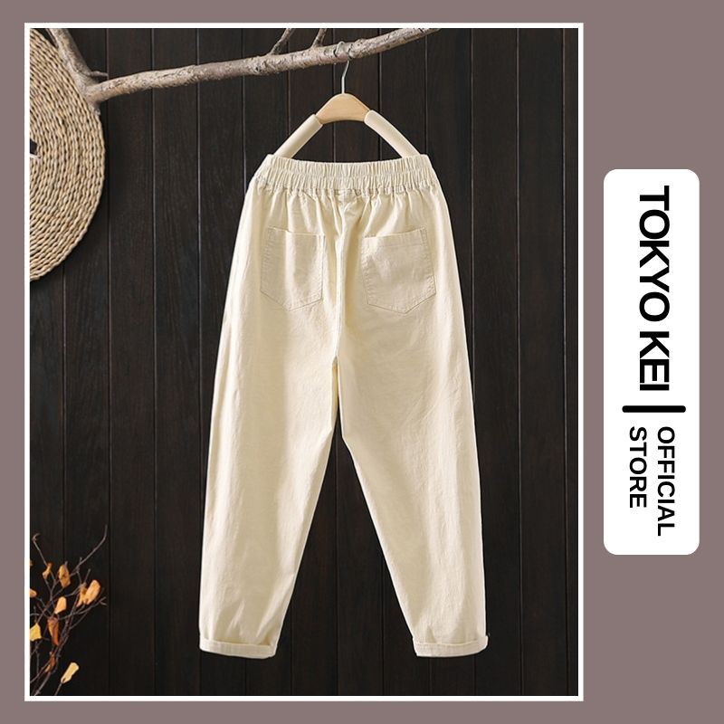 Quần Baggy Đũi TOKYO KEI 💖FREESHIP💖 Quần Baggy Dáng Rộng Màu Nâu Đen, Be Size S M L TQH70 | BigBuy360 - bigbuy360.vn