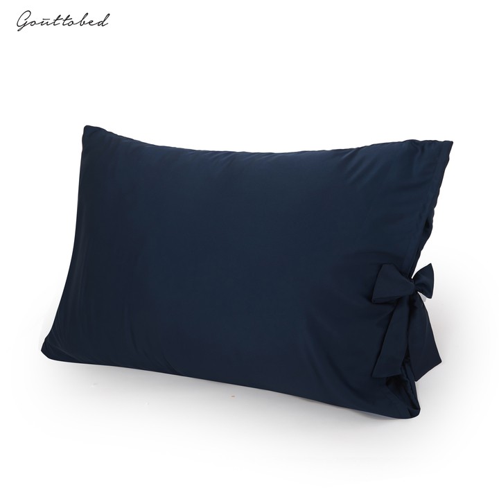 Vỏ gối nằm Goûttobed Lụa Satin Silk thắt nơ