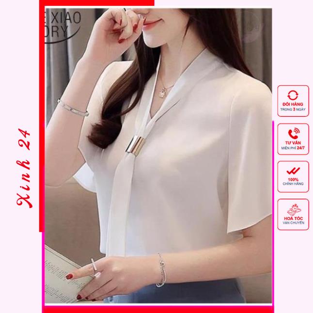 Áo Kiểu Nữ Tay Loe , áo sơ mi nữ tay loe, hàng thiết kế form chuẩn. | BigBuy360 - bigbuy360.vn