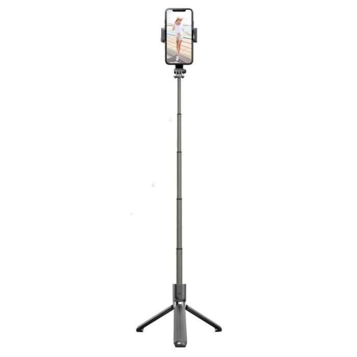 Tay Cầm Chống Rung Điện Tử Gimbal L08 L09 Có Bluetooth -Có Chân Đỡ Tự Đứng - Kéo Dài Tới 86cm