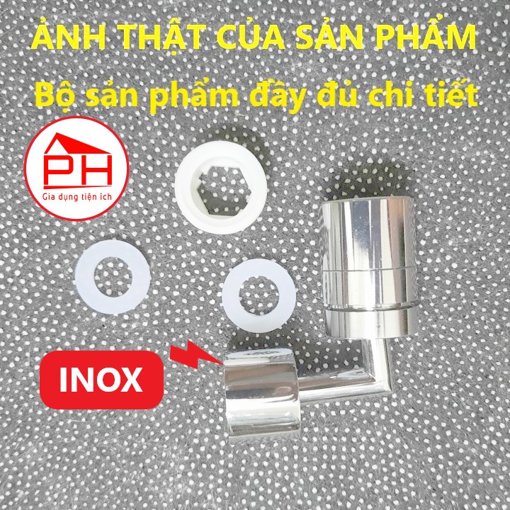 ĐẦU NỐI TĂNG ÁP VÒI NƯỚC bồn rửa chén bát bồn lavabo rửa mặt (Xoay 720 độ) thiết kế thông minh - Gia dụng Phước Hòa