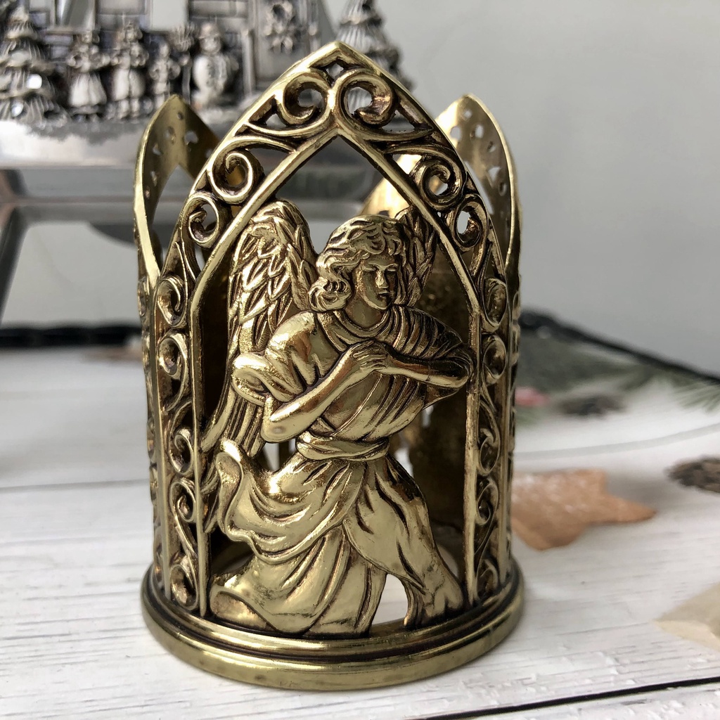 Chân Nến Kim Loại TeaLight, Chân nến hình lâu đài, Chân Nến Trang Trí Nhà Cửa Đám Cưới Lula Decor