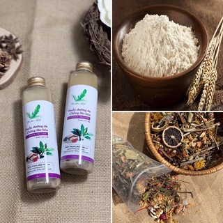 Combo thuốc dưỡng + xông mặt + bột đắp mặt
