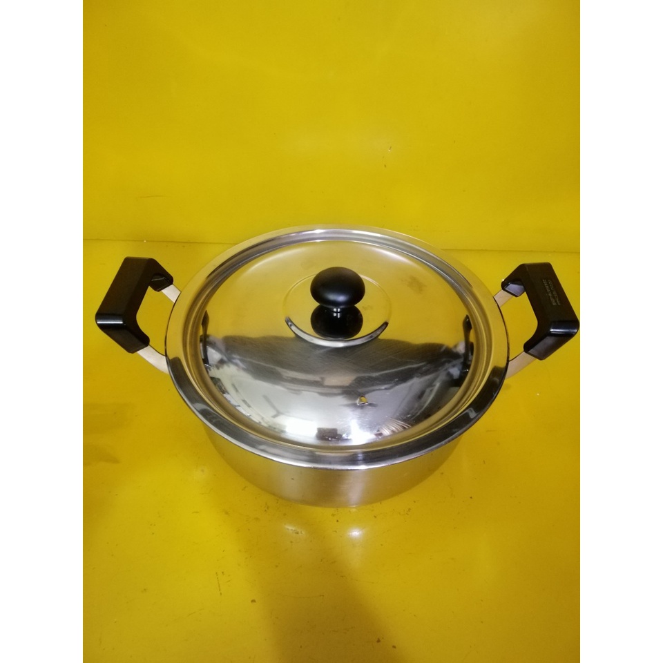 Nồi inox nội địa Nhật, size 25cm, cao 11cm (mã 670), Dùng được bếp từ