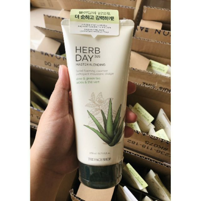 Sữa Rửa Mặt Nhập Khẩu The Face Shop Herb Day Cleansing Foam