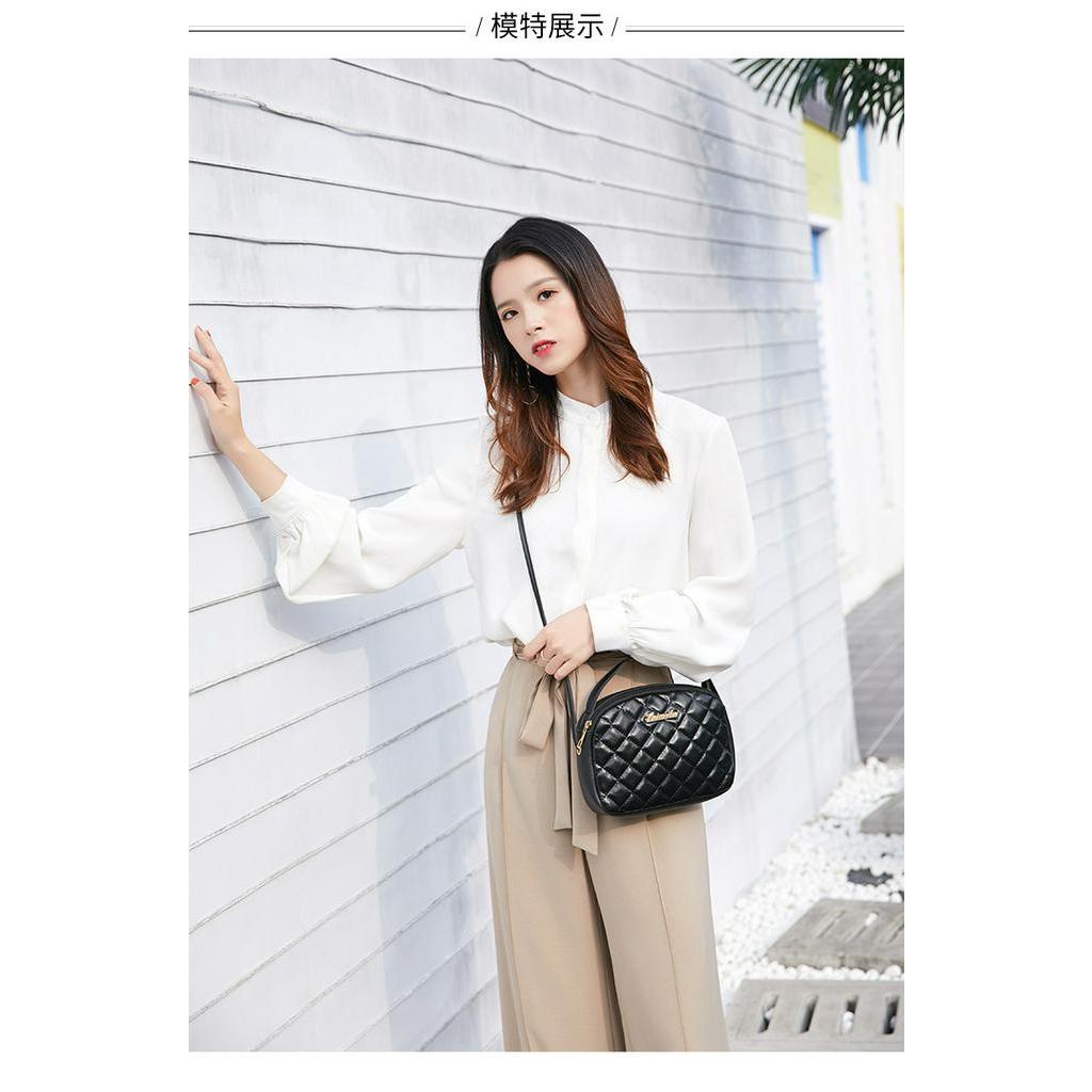 Túi Xách JASMIN NOIR Họa Tiết Caro Thời Trang Cá Tính Cho Nữ