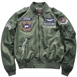 Áo khoác cao cấp ARM-960 có 2 lớp không lót bông họa tiết thêu (Xanh Navy)
