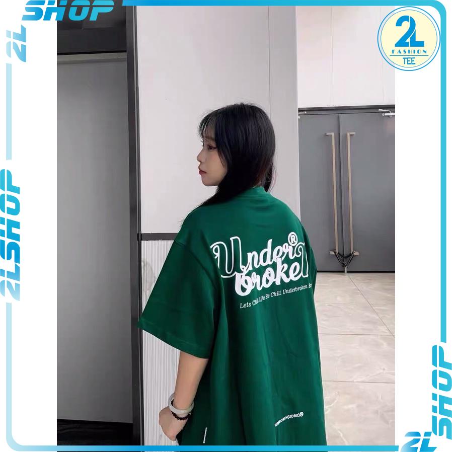 Áo Thun Unisex Form Rộng Tay Lỡ UNDER BROKEN Oversize Tee Nightlife Maniacs Cotton 100%