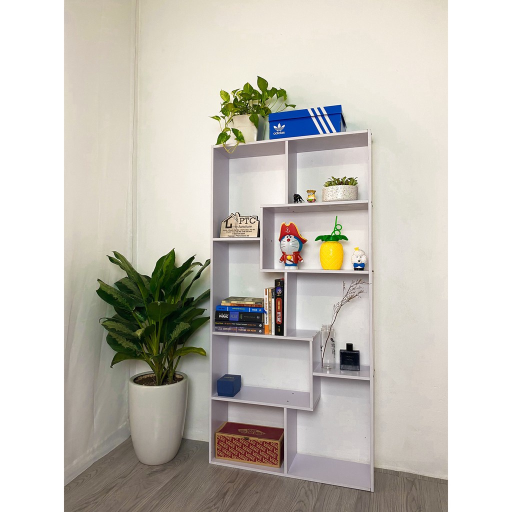 (GIAO HỎA TỐC TPHCM FREESHIP) KỆ SÁCH CHỮ U - KỆ GỖ MDF TRANG TRÍ LOẠI TỐT UY TÍN 140X70X20cm