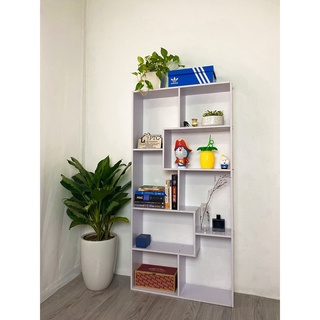 Kệ sách gỗ chữ U gỗ MDF loại tốt uy tín 140x70x20