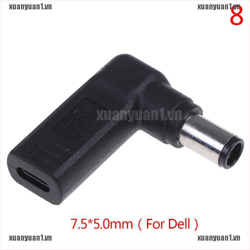 Giắc Cắm Sạc Chuyển Đổi usb type c female dc Cho Laptop XUANYUAN1