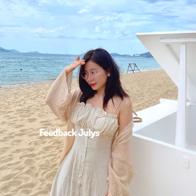 Áo cardigan len mỏng (ảnh thật)