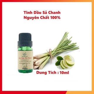 Tinh Dầu Sả Chanh TDX Dùng Cho Máy Xông Giúp Khử Mùi,Thư Giãn,Đuổi Muỗi 100% Thiên Nhiên Nguyên Chất Dung Tích 10ML