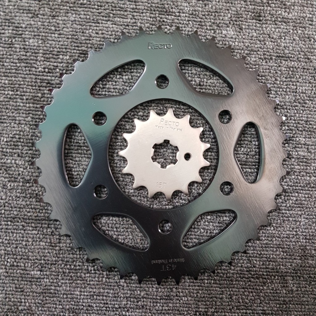 Combo Recto Nhông 15 Dĩa 43 cho Exciter 150