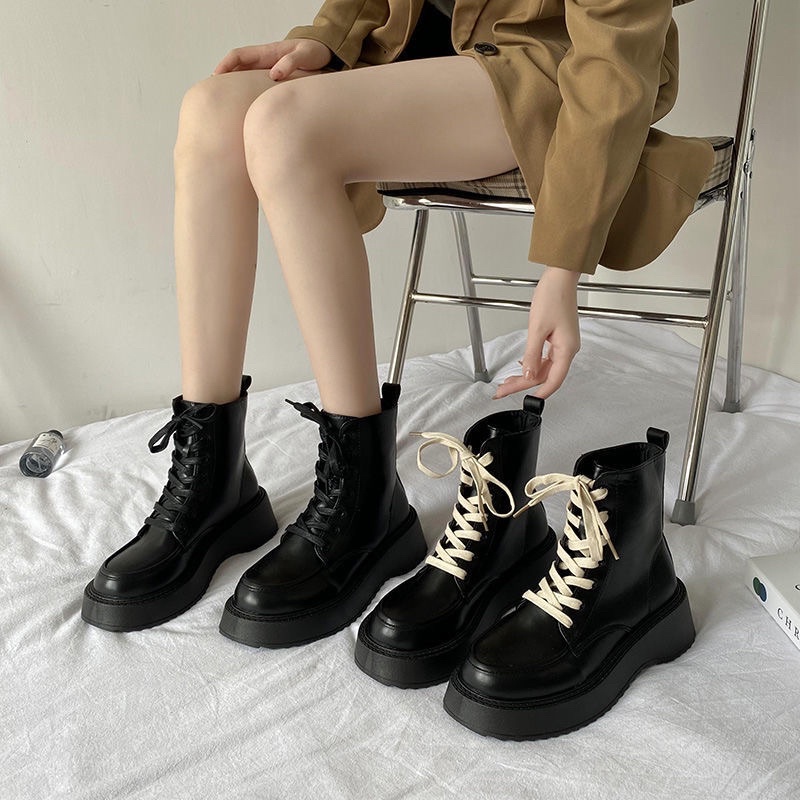 BOOTS DA CAO CỔ ĐẾ CAO ULZZANG H40