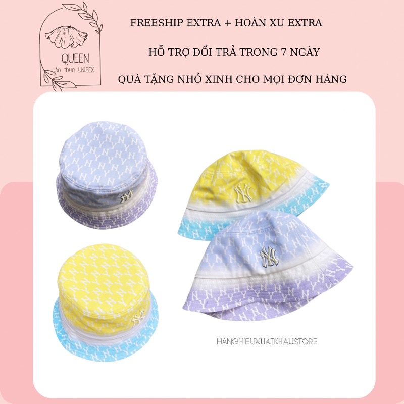 Nón tròn MôN N/Y 2 màu  thời  trang hottren Nam nữ Dư Xịn