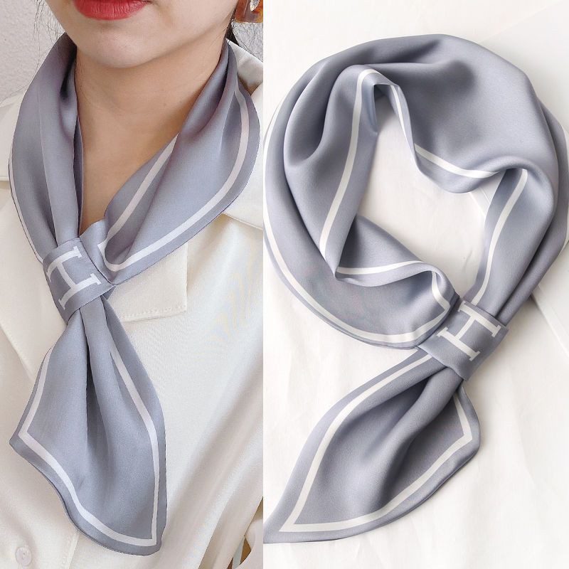 khăn lụa dự tiệc xuất Hàn phối nơ da năng, hàng loại1 | BigBuy360 - bigbuy360.vn