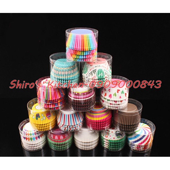 Giấy lót cupcake hộp 100c