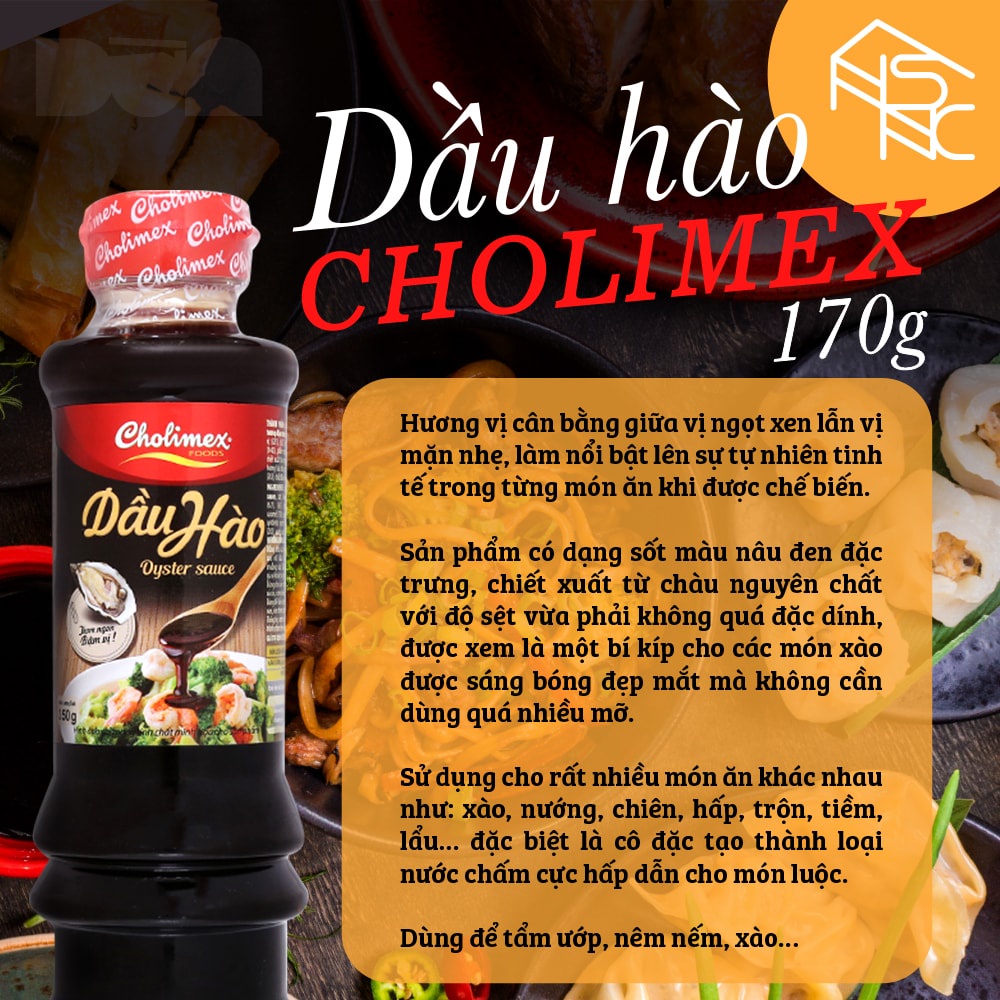 [Cholimex] Dầu hào PET 170g