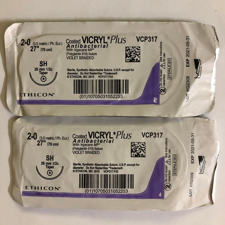 CHỈ TIÊU VICRYL 2/0 PLUS