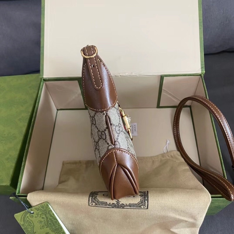 Túi xách Gúcci Jackie hàng super vip chất da thật sz 19