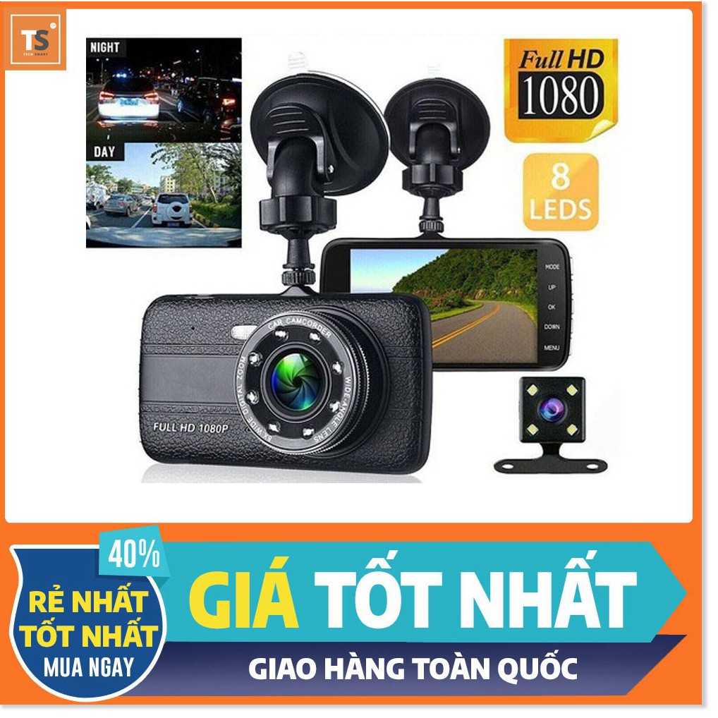 Camera Hành Trình Oto X004 Trước Và Sau Ultra HD 1296P