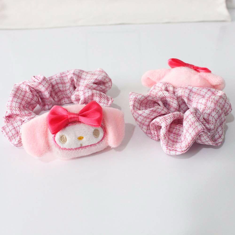 Dây Cột Tóc Co Giãn Bằng Cao Su Họa Tiết My Melody Dễ Thương