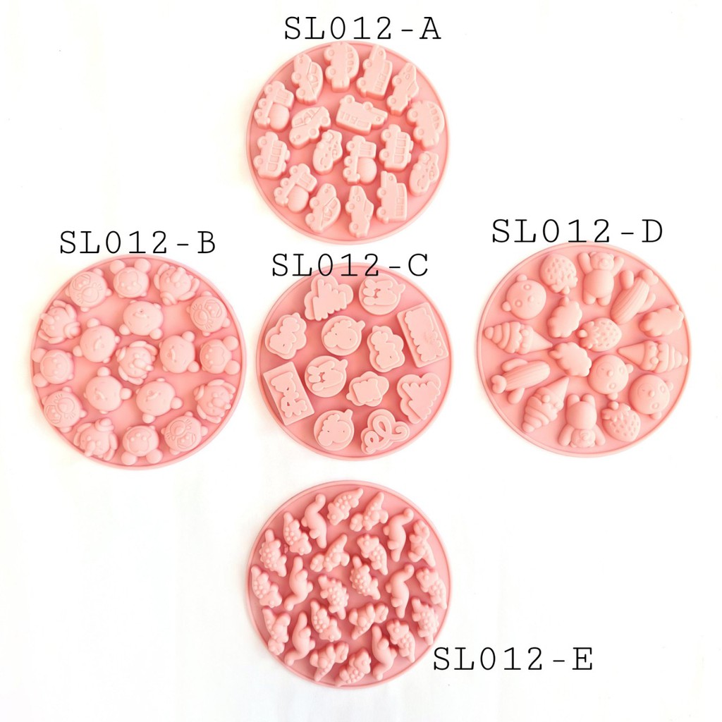 KHUÔN TRÒN SILICONE KẸO CHIP