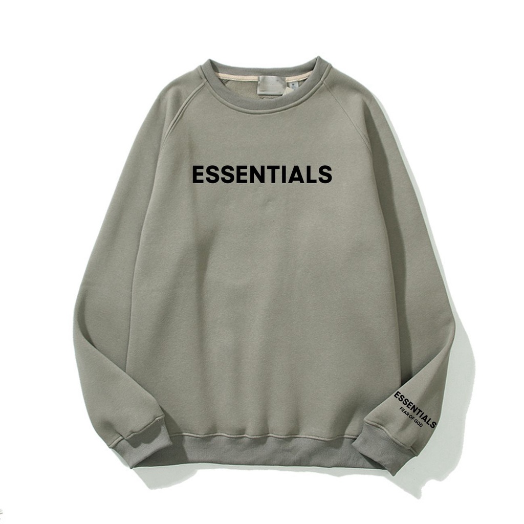 Áo Sweater Unisex S1 nỉ bông cổ tròn form rộng FPLUS