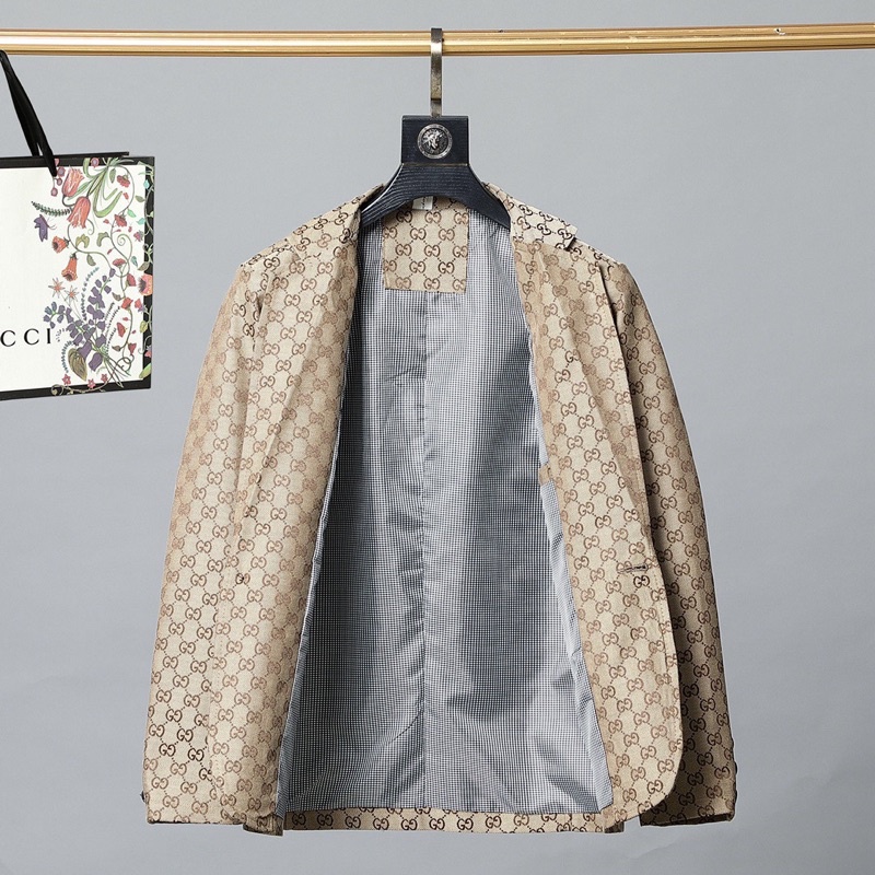 Áo blazer nam thương hiệu Gucci GC cao cấp màu sắc tươi sáng