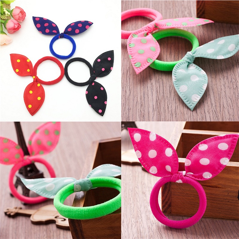 ### Bộ 10 Băng Đô Tai Thỏ Dễ Thương Cho Bé