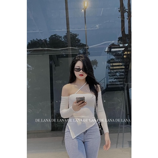 ÁO TRỄ VAI BOZIP VẠT CHÉO PHONG CÁCH HÀN QUỐC