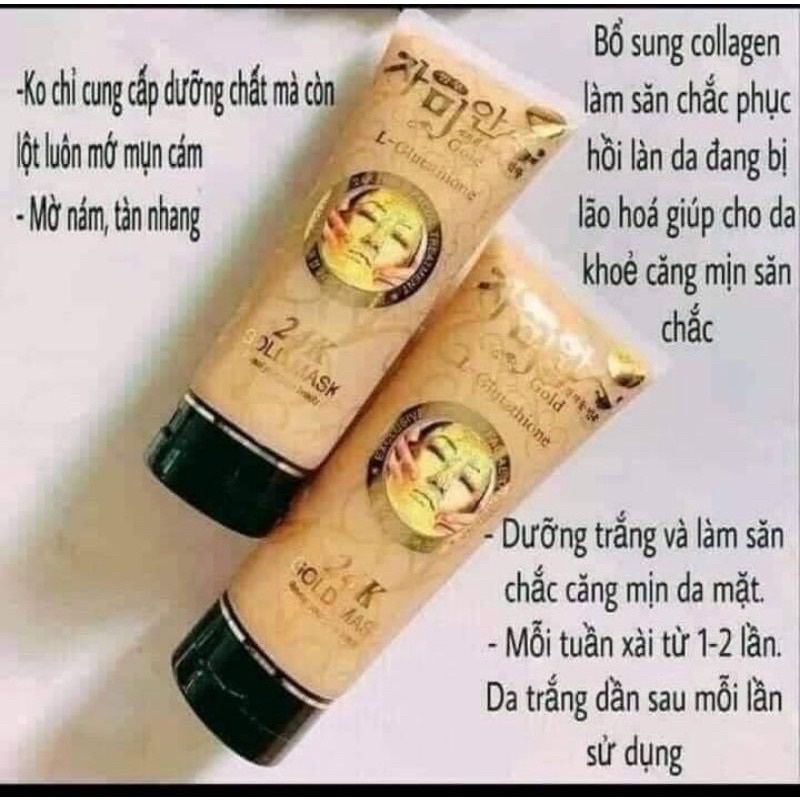 GEL LỘT MẶT NẠ VÀNG 24K HÀN QUỐC L-GLUTATHIONE