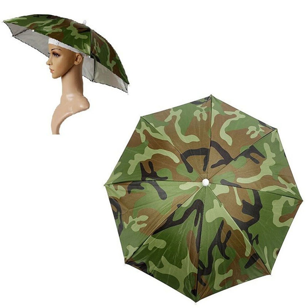 Nón dù đàn hồi chống nắng hoạ tiết Camouflage dành cho leo núi cắm trại tiện lợi