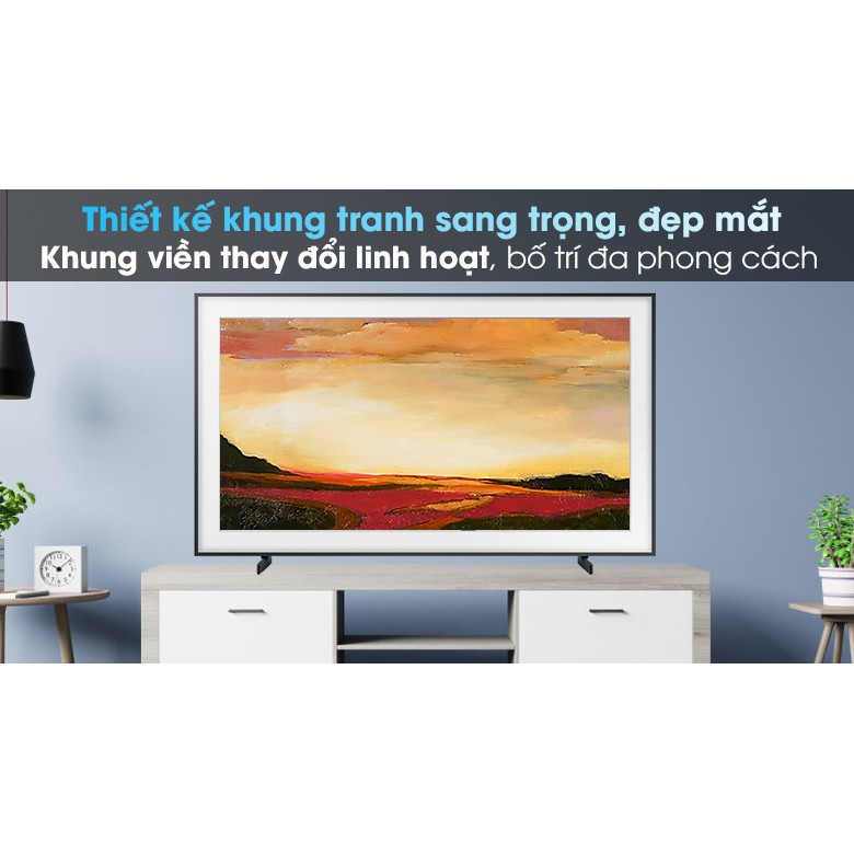 Smart Tivi Khung Tranh The Frame QLED Samsung 4K 65 inch QA65LS03T (Miễn phí giao tại HCM-ngoài tỉnh liên hệ shop)