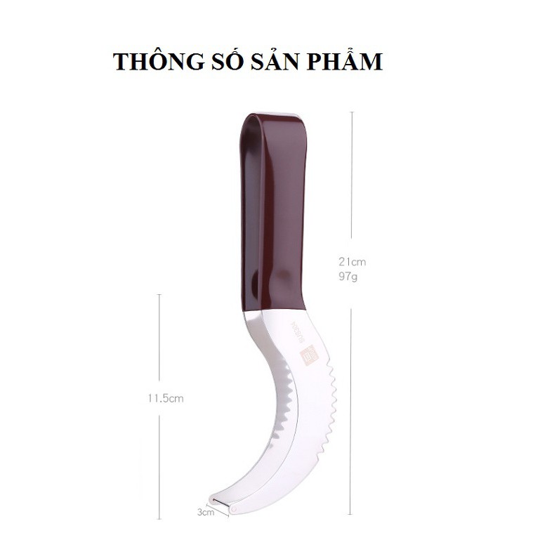Dụng Cụ Cắt Dưa Hấu Sáng Tạo Chất Liệu Inox Chống Gỉ