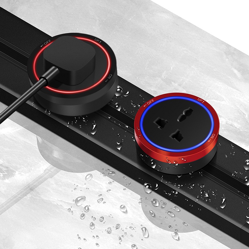 Bộ Chuyển Đổi P2 Ổ Cắm Điện Thông Dụng / UK / USB Chống Thấm Nước Có Thể Tháo Rời An Toàn