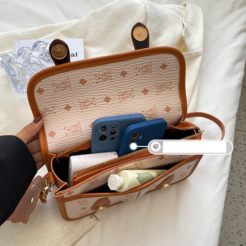 Túi Đeo Vai Hình Vuông Cỡ Nhỏ Tùy Chỉnh Phong Cách Cổ Điển Thời Trang Cho Nữ