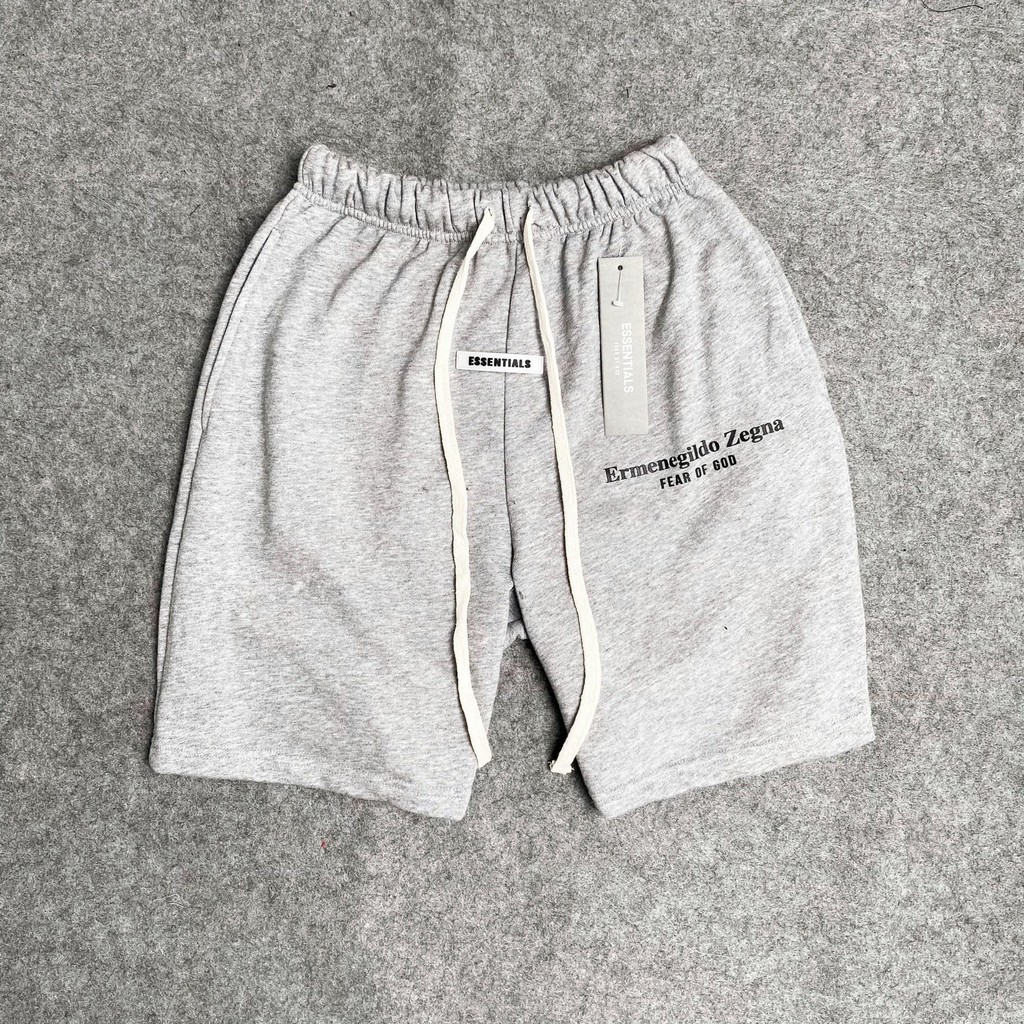 [Mã SKAMA06 giảm 8% TỐI ĐA 50K đơn250K] Quần short nỉ cotton ZEGNA Essentials , quần đùi nam nữ unisex , MSW Town | BigBuy360 - bigbuy360.vn
