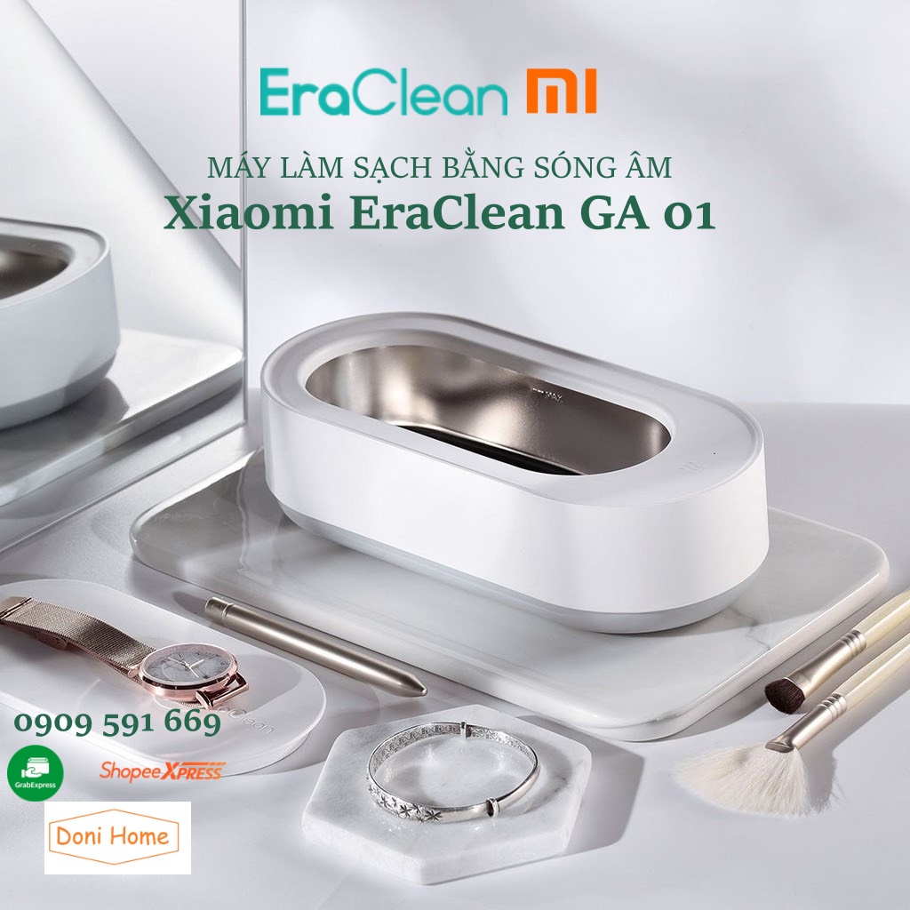 Máy Làm Sạch Bằng Sóng Siêu Âm Xiaomi EraClean GA01|Rửa Trang Sức