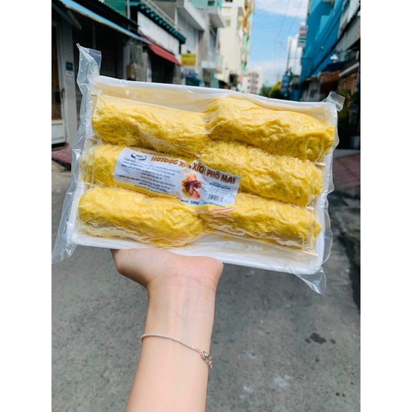 HOTDOG XÚC XÍCH PHÔ MAI SET 6 QUE