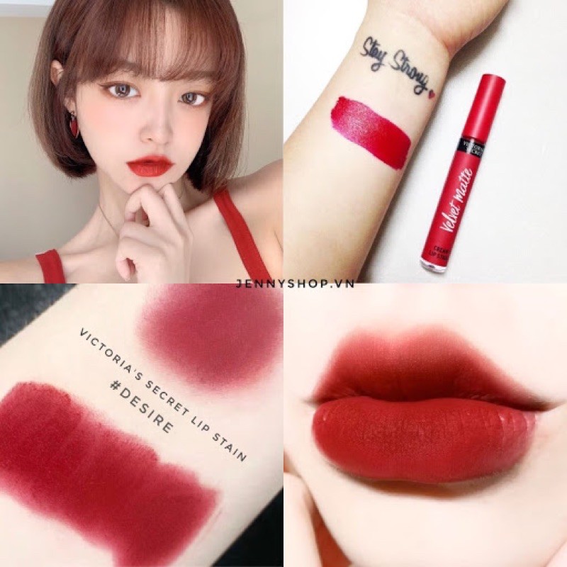 Son Kem Lì Victoria's Secret Velvet Matte Cream Lip Stain Desire