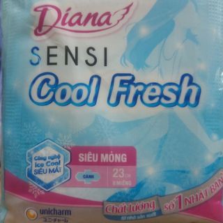 Băng vệ sinh Diana SENSI Cool Fresh 8 miếng