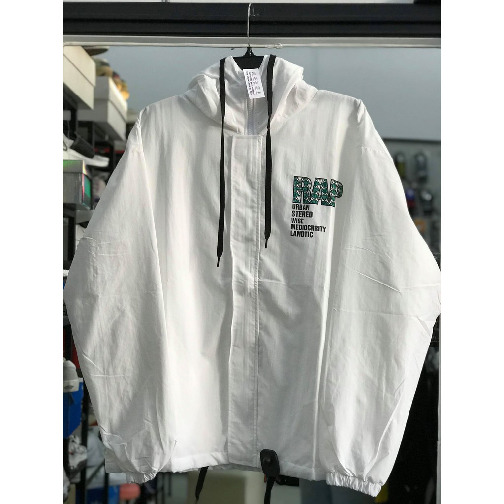 Áo khoác dù nam nữ ATYS , áo khoác gió local brand unisex , jacket form rộng size us cổ cao zip 2 lớp - Gin store
