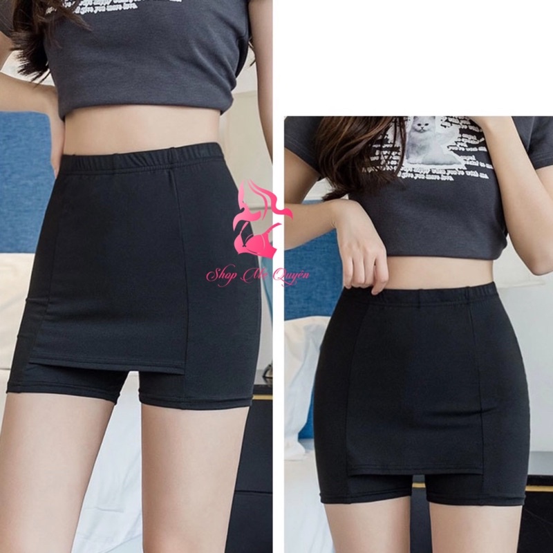 Quần váy, quần bảo hộ an toàn che chắn “tam giác vàng” cạp cao ôm bụng, hàng túi zip loại 1