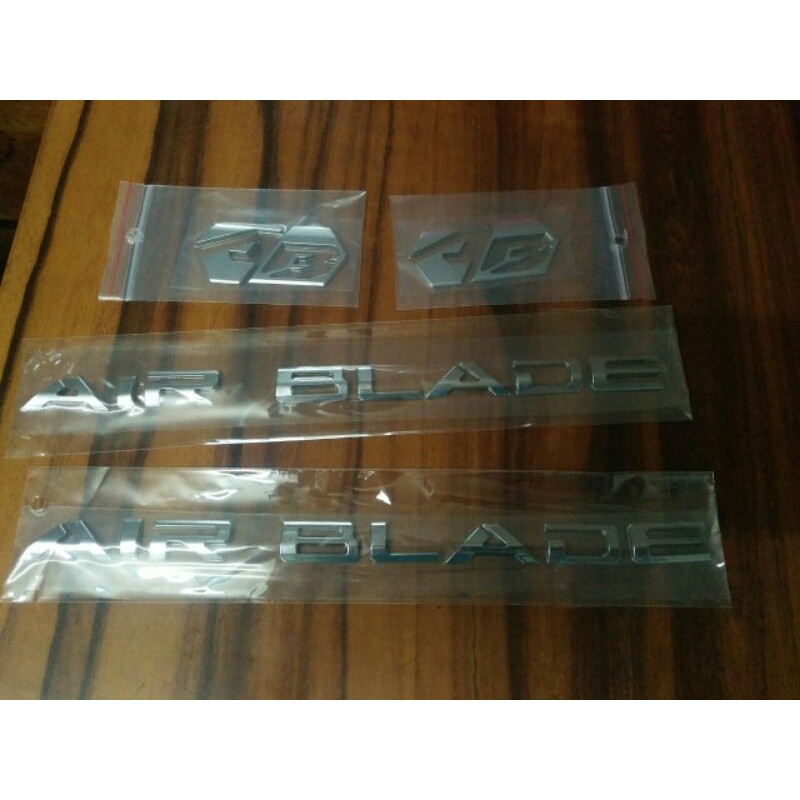 Trọn bộ lô gô và chữ nổi Airblade 2020 hàng theo xe nhập thái