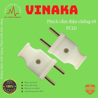 Phích cắm điện dẹt, phích cắm chống vỡ, chống va đập phich chan 4mm VINAKA PC1