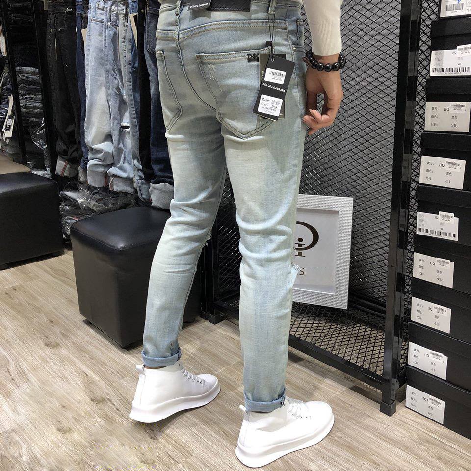 Quần Bò Bạc Dáng Ôm Chất Mịn Thời Trang Cá Tính | BigBuy360 - bigbuy360.vn