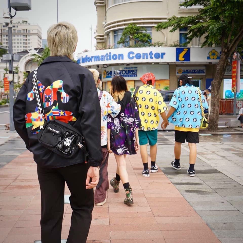 Túi Đeo Chéo Nam Nữ ClownZ V4 Vải Canvas Chống Nước Có Ảnh Thật + Video Tự Chụp TM Store | BigBuy360 - bigbuy360.vn